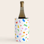 Fun colorful abstract organic shape art pattern Wine Chiller Gallery Image 1