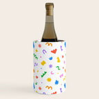 Fun colorful abstract organic shape art pattern Wine Chiller Gallery Image 3