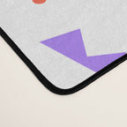Fun colorful abstract organic shape art pattern Desk Mat Gallery Image 4