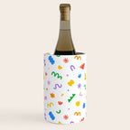 Fun colorful abstract organic shape art pattern Wine Chiller Gallery Image 2