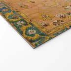 Persian Heritage Rug Design in Warm Earth Tones Welcome Mat Gallery Image 2