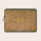 Persian Heritage Rug Design in Warm Earth Tones Laptop Sleeve Gallery Image 1