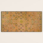 Persian Heritage Rug Design in Warm Earth Tones Desk Mat Gallery Image 3