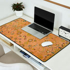 Persian Heritage Rug Design in Warm Earth Tones Desk Mat Gallery Image 2