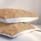 Persian Heritage Rug Design in Warm Earth Tones Pillow Sham Gallery Image 3
