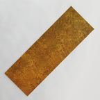 Vintage Gold Rust, Minimal Art Yoga Mat Gallery Image 1