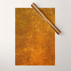 Vintage Gold Rust, Minimal Art Wrapping Paper Gallery Image 1