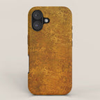 Vintage Gold Rust, Minimal Art iPhone Case Gallery Image 1