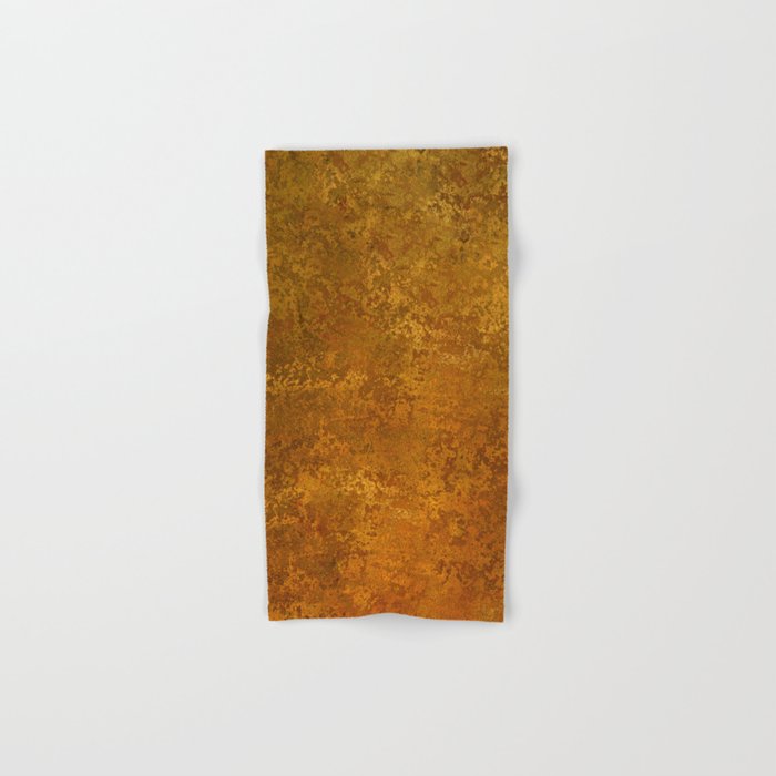 Vintage Gold Rust, Minimal Art Bath Towel Gallery Image 1