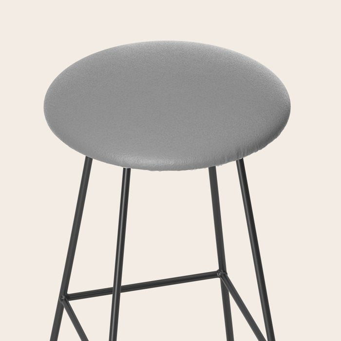 Smoke Grey Solid Color Stool Gallery Image 2