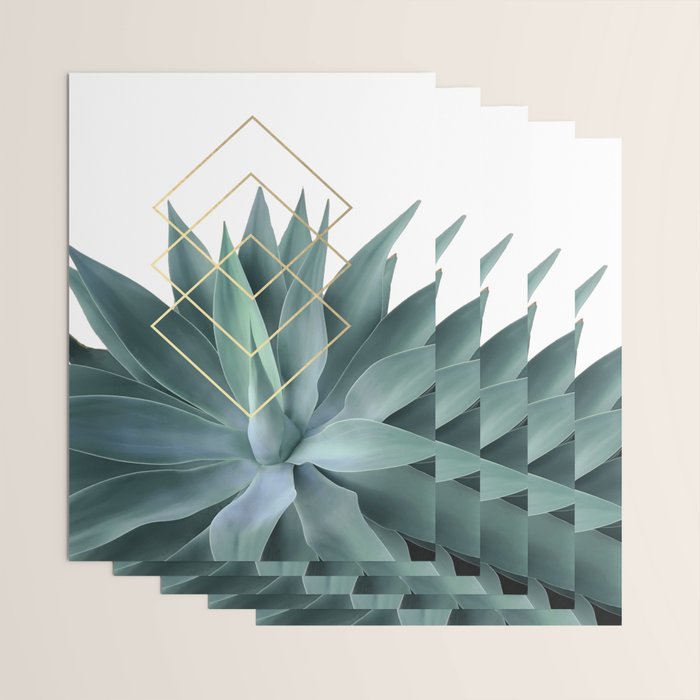 Agave geometrics Wrapping Paper Gallery Image 3
