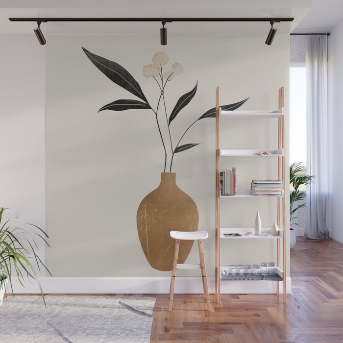 minimal plant 70 Wall Mural Gallery Image 1