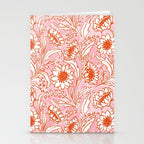 Sunflowers - pink and orange  Stationery Card Gallery Image 2