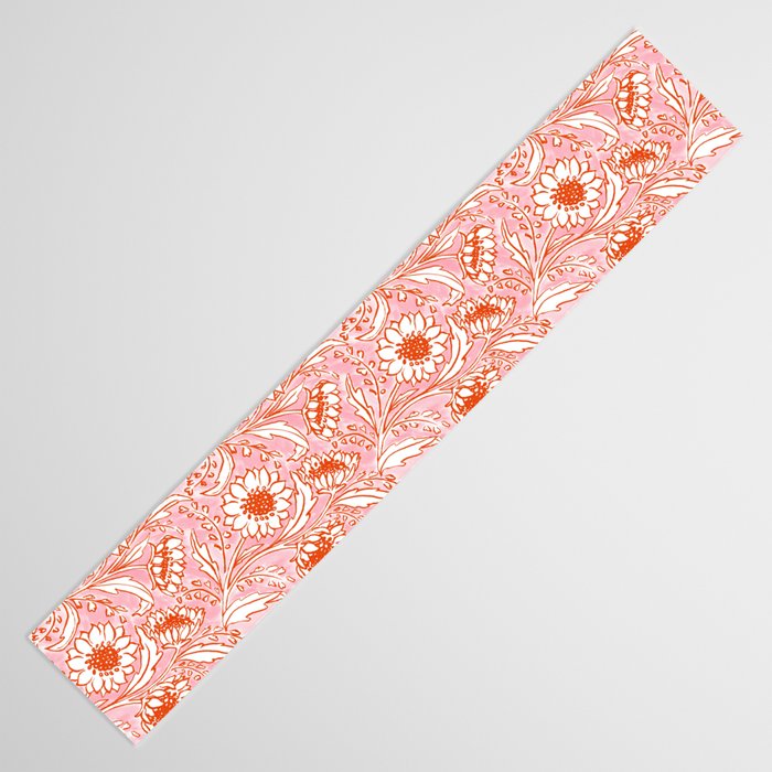 Sunflowers - pink and orange  Table Runner Gallery Image 3