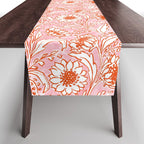 Sunflowers - pink and orange  Table Runner Gallery Image 1