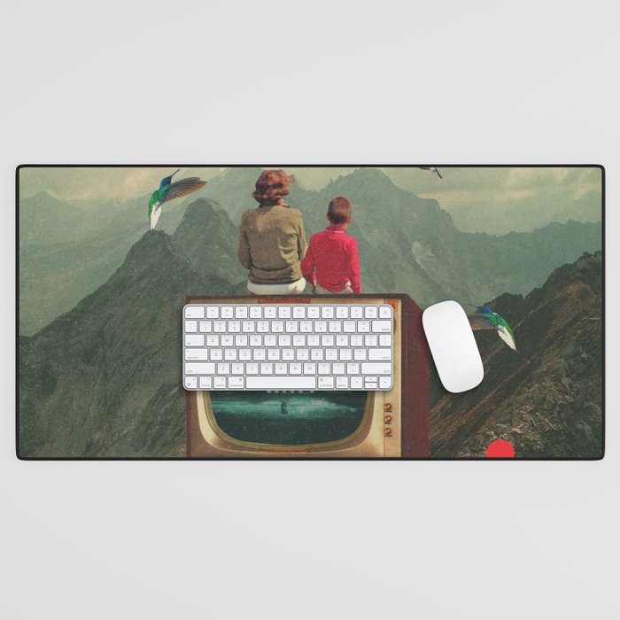 Mother Protect Me from the Sadness of this World Desk Mat Gallery Image 1