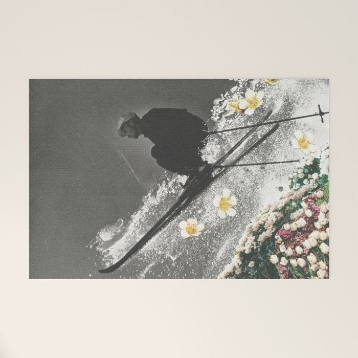 Spring Skiing Welcome Mat Gallery Image 1