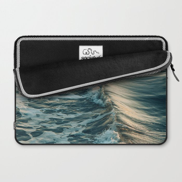 Modern Coastal Photograph - Seascape #1 Laptop Sleeve Gallery Image 2