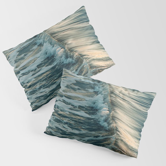 Modern Coastal Photograph - Seascape #1 Pillow Sham Gallery Image 3