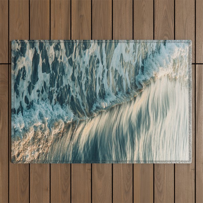 Modern Coastal Photograph - Seascape #1 Outdoor Rug Gallery Image 1