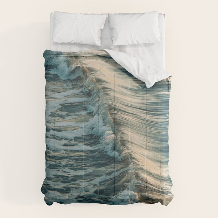 Modern Coastal Photograph - Seascape #1 Comforter Gallery Image 1