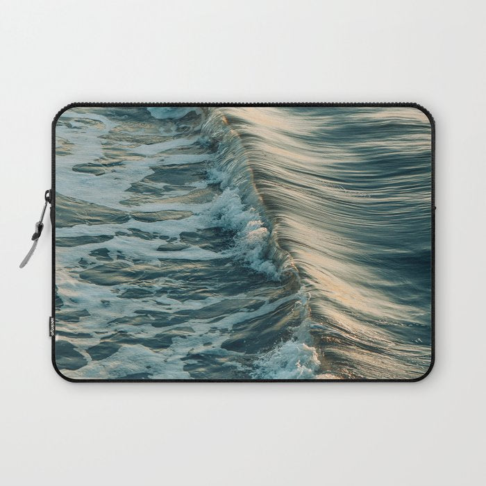Modern Coastal Photograph - Seascape #1 Laptop Sleeve Gallery Image 1