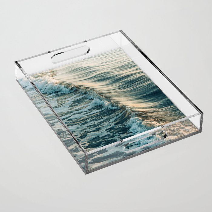 Modern Coastal Photograph - Seascape #1 Acrylic Tray Gallery Image 1
