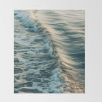 Modern Coastal Photograph - Seascape #1 Throw Blanket Gallery Image 2