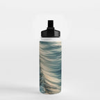 Modern Coastal Photograph - Seascape #1 Water Bottle Gallery Image 2