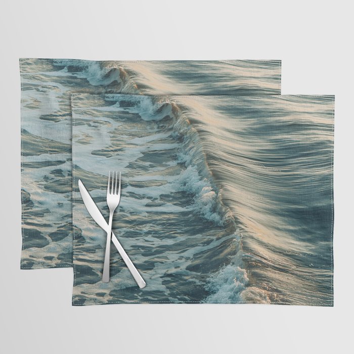 Modern Coastal Photograph - Seascape #1 Placemat Gallery Image 1