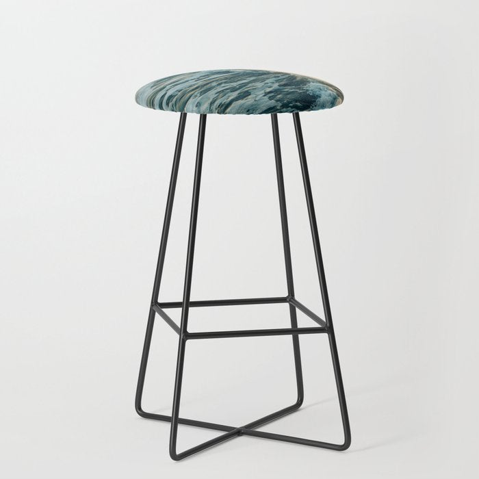 Modern Coastal Photograph - Seascape #1 Stool Gallery Image 1