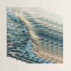 Modern Coastal Photograph - Seascape #1 Wrapping Paper Gallery Image 3