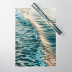 Modern Coastal Photograph - Seascape #1 Wrapping Paper Gallery Image 1