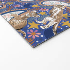 Leopard Cubs Starry Night Welcome Mat Gallery Image 2
