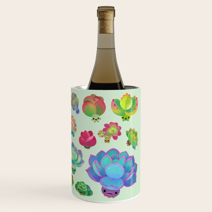 Baby succulent 2 - green Wine Chiller Gallery Image 3