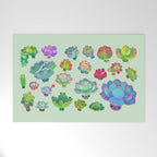 Baby succulent 2 - green Welcome Mat Gallery Image 1