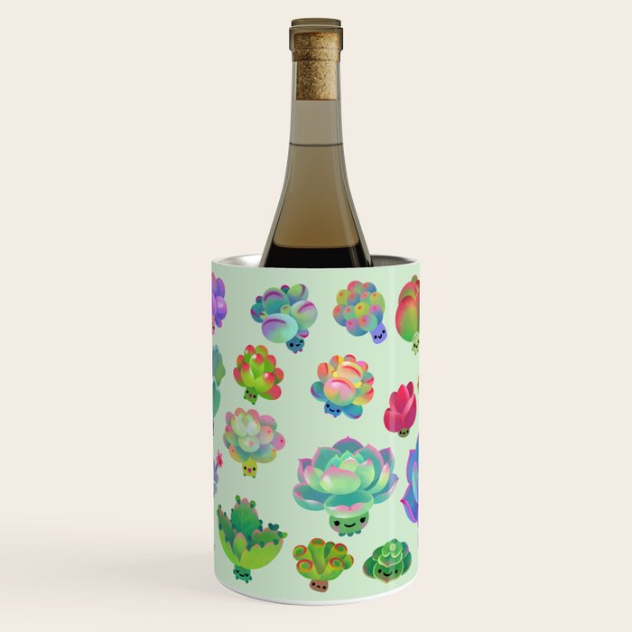 Baby succulent 2 - green Wine Chiller Gallery Image 1