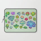 Baby succulent 2 - green Laptop Sleeve Gallery Image 1