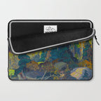 Canadian Landscape Franklin Carmichael Art Nouveau Post-Impressionism Autumn Hillside Laptop Sleeve Gallery Image 2