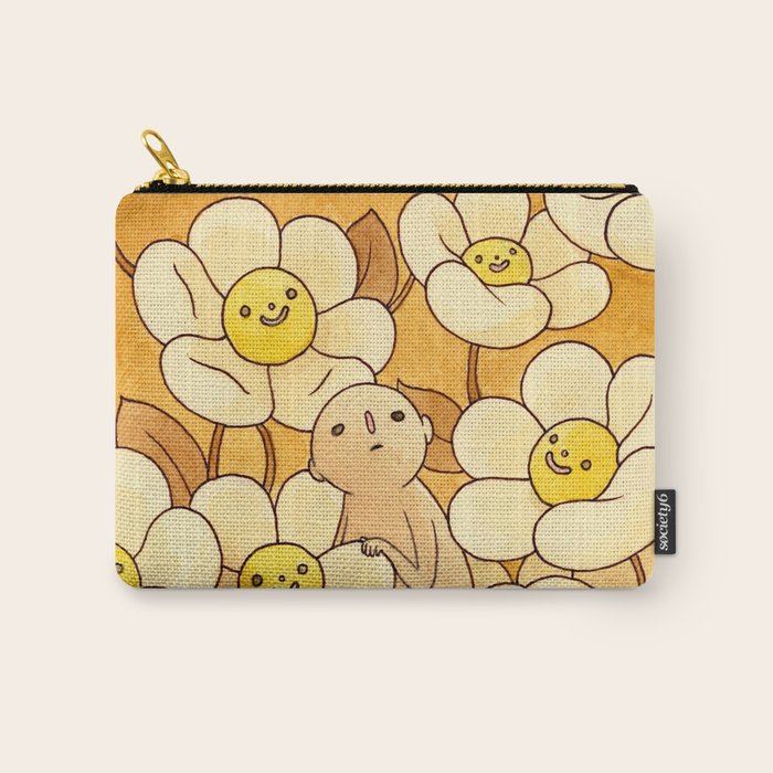 Watercolor Test (Yellow) Carry All Pouch Gallery Image 1