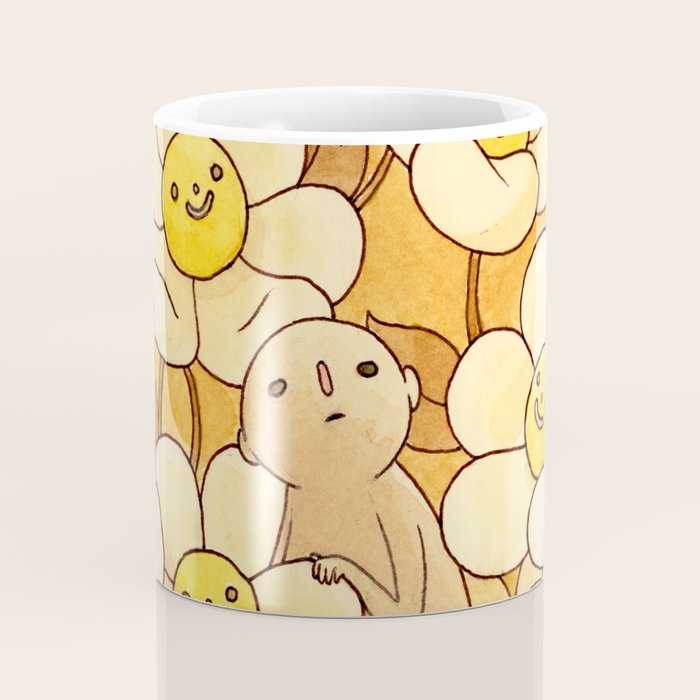 Watercolor Test (Yellow) Coffee Mug Gallery Image 4