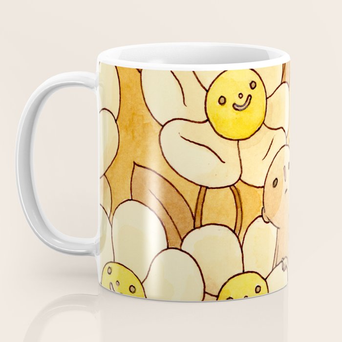 Watercolor Test (Yellow) Coffee Mug Gallery Image 3