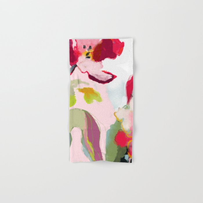 abstract floral bloom Bath Towel Gallery Image 1