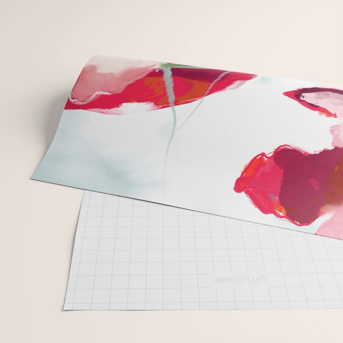 abstract floral bloom Wrapping Paper Gallery Image 2