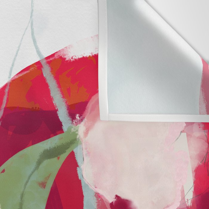 abstract floral bloom Wall Tapestry Gallery Image 3