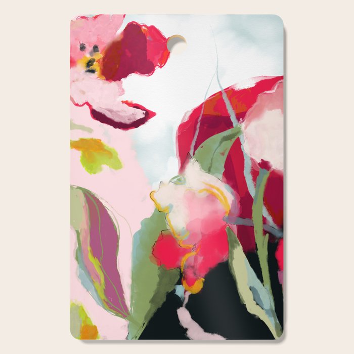 abstract floral bloom Cutting Board Gallery Image 1