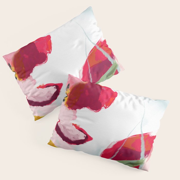 abstract floral bloom Pillow Sham Gallery Image 3