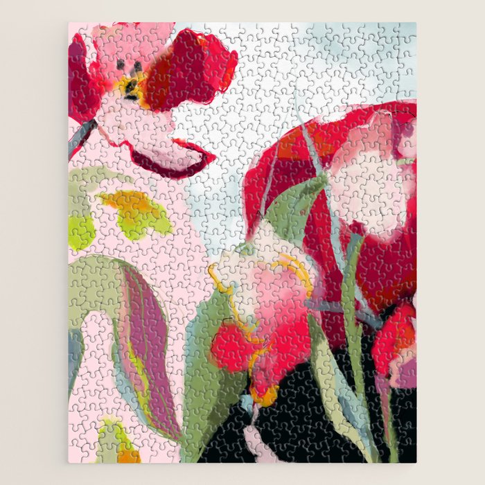 abstract floral bloom Jigsaw Puzzle Gallery Image 1