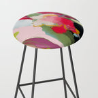 abstract floral bloom Stool Gallery Image 2