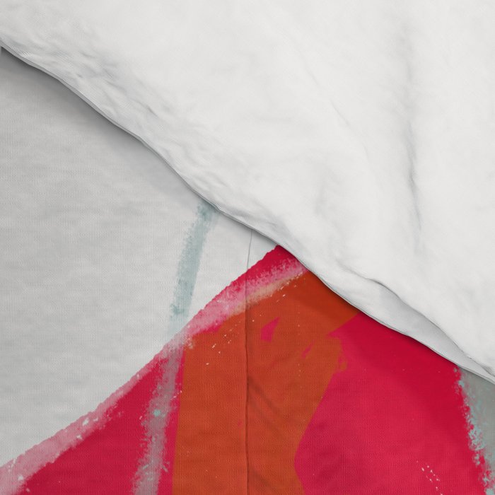 abstract floral bloom Comforter Gallery Image 4